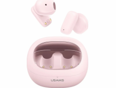 USAMS Růžová sluchátka Bluetooth 5.3 TWS řady TD
