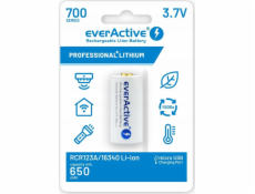 everActive 16340 3,7V Li-ion baterie 700 mAh micro USB