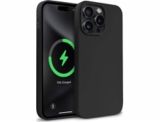 CRONG Magnetické pouzdro Color Cover – iPhone 15 Pro Max MagSafe Black