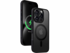 CRONG Kryt MagSafe Hybrid Frost MAG pro iPhone 16 Pro (černý)