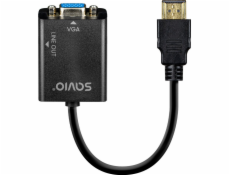 Savio HDMI-VGA adaptér se zvukem AK-76