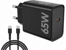 Rebeltec PD65W USB-C univerzální napájecí zdroj pro notebooky, smartphony, tablety, powerbanky a další zařízení s USB-C zásuvkou