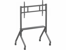 Techly Televizní mobilní stojan 55-86 palců do 80 kg nastavitelná AV police