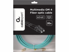 Gembird Multimode duplexní optický kabel OM4 50/125,LC/LC,20m