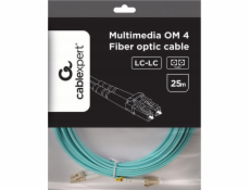 Gembird Multimode duplexní optický kabel OM4 50/125,LC/LC,25m