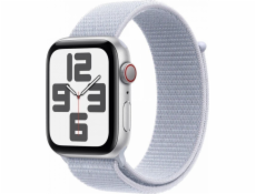 Apple Watch SE GPS + Cellular, 40mm stříbrné hliníkové pouzdro se sportovním páskem Blue Cloud