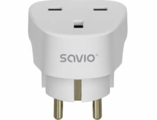Savio Cestovní adaptér, UK zásuvka, EU zástrčka AP-02