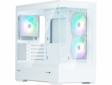 Zalman P30 V2 MicroATX Mini Tower 3 ventilátory RGB bílé pouzdro