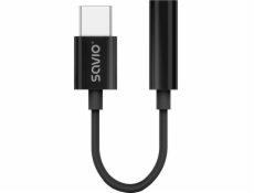 Savio Audio adaptér - USB-C Jack 3,5mm AK-74