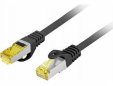 Lanberg Patchcord kat.6 S/FTP 5M černý PCF6A-10CU-0500-BK