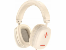 AWEI Béžová sluchátka Bluetooth do uší AT6