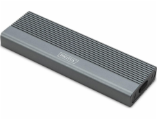 Digitus Pouzdro USB 3.1 typu C pro hliníkové SSD M.2 NVMe 10 Gb/s, bez použití nářadí