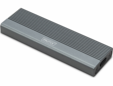 Digitus Pouzdro USB 3.1 typu C pro hliníkové M.2 NVMe 10 Gb/s + SATA 6 Gb/s, bez použití nářadí