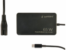 Gembird Univerzální nabíječka 65W USB-C FC černá
