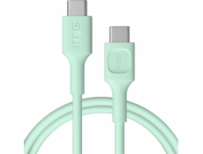 Green Cell USB-C-USB-C PowerFlex 100W silikonový kabel 1,2m zelený