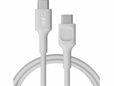Green Cell USB-C-USB-C PowerFlex 100W silikonový kabel 1,2m bílý