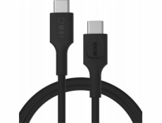 Green Cell USB-C-USB-C PowerFlex 100W silikonový kabel 1,2 m černý