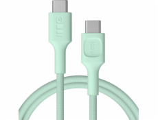 Green Cell USB-C-USB-C PowerStream 100W pletený kabel 1,2 m zelený