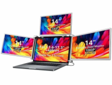 Extralink Smart Life S680 14palcový přenosný notebookový monitor, 3 IPS monitory, 1080p Full HD