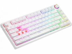 Savio Bezdrátová mechanická klávesnice PHENIX WHITE Gateron Red Pro, ABS
