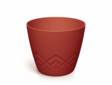 Hrnec Prosperplast ARECO, plast, O 19,8 cm, červený