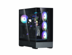 Zalman Pouzdro P40 Prism Mid-Tower Tvrzené sklo černé