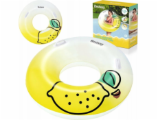 Nafukovací kolo Bestway 36448, bílá/žlutá, 114 cm