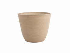 Květináč Domoletti 13D25, spw, O 25 cm, hnědá/béžová