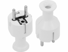 AWTools WT-40 PLUG WHITE 10ks.