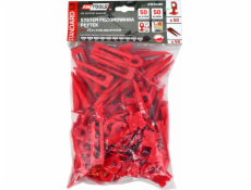 AWTools SYSTÉM VYROVNÁVÁNÍ OBKLADŮ STANDARD 3,0mm - 7-15mm - CLIP 50ks. + KLÍN 50ks.