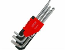 AWTools imbusové klíče 9 kusů s kuličkou 1,5-10 (AW35015)