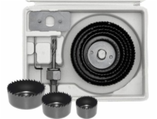 AWTools Děrovky na dřevo 50-100mm 8ks. (AW40507)