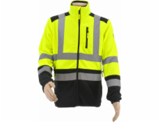 AWTools T3 FLÍSOVÁ BUNDA/ REFLEXNÍ ŽLUTÁ/ S