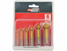 AWTools vrtačka KUŽELOVÁ SADA ZÁHLUBNÍHO NÁTĚRU 6dílná 6,3-20,5