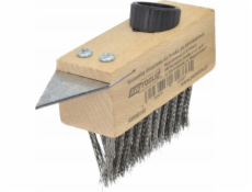 AWTools DRÁTĚNÝ KARTÁČ NA DLAŽBU SE škrabkou N/O