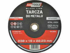 AWTools KOVOVÝ DISK 230*1,9mm BLACK LINE