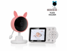 EVOLVEO Baby Monitor N3, dětská video-chůvička, Růžová