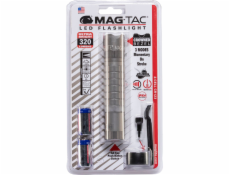 Maglite Mag-Tac crowned bezel Taschenlampe grau