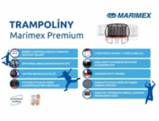 Marimex Premium trampolína 305 cm + vnitřní ochranná síť + schůdky ZDARMA