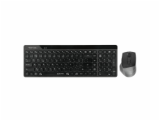 A4tech FG2400 Air2, bezdrátový kancelářský set klávesnice s myší, CZ, černá