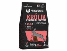 PAKA ZWIERZAKA Rabbit with forest fruits S - suché krmivo pro psy - 3kg