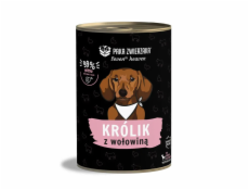 PAKA ZWIERZAKA Seventh Heaven Rabbit and beef - vlhké krmivo pro psy - 400g