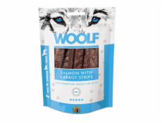 WOOLF Salmon with carrot strips - pamlsek pro psa - 100g