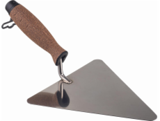 AWTools AWTOOLS TROJÚHELNÁ NEREZOVÁ HLADÍTKA 200mm KORKOVÁ RUKOJEŤ