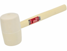 AWTOOLS PRYŽOVÉ KLADIVO DŘEVĚNÁ HŘÍDEL BÍLÁ 455g