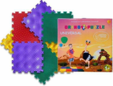 Wader Polesie 63058 Modulární ortopedická masážní podložka ORTHO PUZZLE Ježci