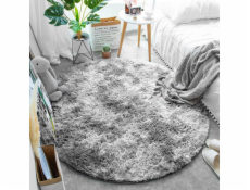 Strado Kulatý koberec Ombre Strado 160x160 OmbreSilver (Světle šedý) univerzální