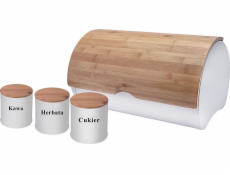 Brunbeste Bread bin CHLEBNÍK S NÁDOBAMI 2705 bílá