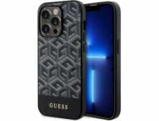 Originální pouzdro Guess IPHONE 14 PRO MAX Pevné pouzdro Guess GCube Stripes MagSafe (GUHMP14XHGCFSEK) černé