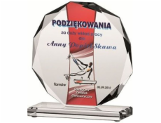 Victoria Sport Glass Trophy s barevným potiskem LuxorJet